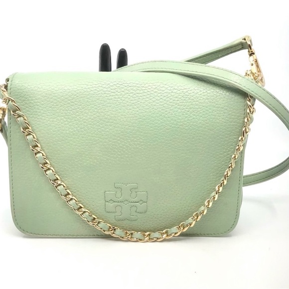 TORY BURCH KEY LIME CROSS BODY WITH GOLD HARDWARE - Picture 3 of 6